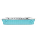 TigerChef Carribean Blue Disposable Full Size Aluminum Foil Steam Table Pans - 5 pcs addl-1