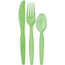 TigerChef Neon Plastic Party Cutlery Sets, Forks, Knives, Spoons, 384/Pack addl-2