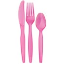 TigerChef Neon Plastic Party Cutlery Sets, Forks, Knives, Spoons, 384/Pack addl-5