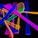 TigerChef Neon Plastic Party Cutlery Sets, Forks, Knives, Spoons, 384/Pack addl-8