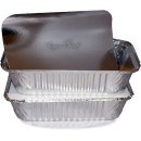 TigerChef Disposable Aluminum Foil Pans with Board Lids, 2-1/4-lb., 8.44" x 5.89