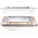 TigerChef White Disposable Full Size Aluminum Foil Steam Table Baking Pans, 19 5/8" x 11 5/8" x 2-3/16" - 5 pcs addl-2