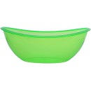 TigerChef Heavy Duty Neon Disposable Plastic Oval Contoured Bowls Set, 80 oz. - 4 pcs addl-3