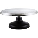 TigerChef Cast Iron Base Swivel Cake Stand Set with Acrylic Cover and Pie Spatula addl-2