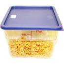 TigerChef Midnight Blue Square Lid Covers for 12, 18 & 22-Quart Food Storage Containers, - 4 pcs addl-1