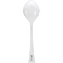 TigerChef White Heavy Duty Disposable Plastic Serving Spoon/Fork Set, 6 Sets addl-2