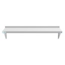 Koolmore WMSH-1248 48"L x 12"D Stainless Steel Wall Shelf addl-1