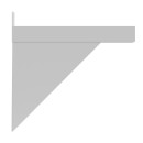 Koolmore WMSH-1248 48"L x 12"D Stainless Steel Wall Shelf addl-3