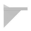 Koolmore WMSH-1260 60"L x 12"D Stainless Steel Wall Shelf addl-4