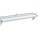 Koolmore WMSH-1260 60"L x 12"D Stainless Steel Wall Shelf addl-2