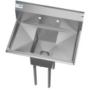 Koolmore SA101410-10B3 30" One Compartment Stainless Steel Sink with Two Drainboards addl-4