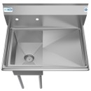 Koolmore SA121610-16R3 31" One Compartment Stainless Steel Sink with Right Drainboard addl-4