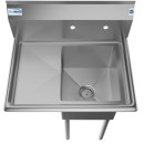 Koolmore SA141611-12L3 29" One Compartment Stainless Steel Sink with Left Drainboard addl-4