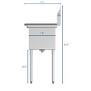 Koolmore SB151512-N3 36" Two Compartment Stainless Steel Sink addl-5