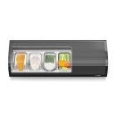 Koolmore KM-SR46-BK 46" Black Curved Glass Refrigerated Sushi Display Case addl-3