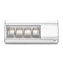 Koolmore KM-SR46-WH 46" White Curved Glass Refrigerated Sushi Display Case addl-3