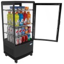 Koolmore CDCU-3C-BK 17" Countertop Glass Sided Refrigerated Display Case in Black addl-3