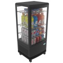 Koolmore CDCU-3C-BK 17" Countertop Glass Sided Refrigerated Display Case in Black addl-2