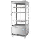 Koolmore CDCU-3C-SV 17" Countertop Glass Sided Display Refrigerator in Silver addl-2