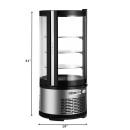 Koolmore CDUR-3C 19" Circular Refrigerated Countertop Bakery Display Case addl-3
