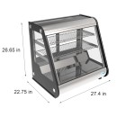 Koolmore CDC-4C-BK 27" Countertop Refrigerated Display Case addl-2