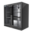 Koolmore BC-2DSW-BK 35" Two Door Black Back Bar Refrigerator addl-2