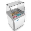 Koolmore KM-ICD-26SD-FG 26" Ice Cream Dipping Display Cabinet with Sneeze Guard addl-2