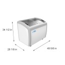 Koolmore MCF-12C 50" Ice Cream Display Chest Freezer 12 Cu. Ft. addl-4