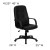 Flash Furniture H8021-GG High Back Black Glove Vinyl Executive Office Chair addl-1