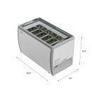 Koolmore KM-GDC-49SD 50" Gelato Dipping Cabinet Display Freezer addl-2
