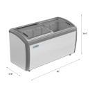 Koolmore MCF-16C 60" Ice Cream Display Chest Freezer 16 Cu. Ft. addl-3