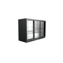 Koolmore BC-3DSL-BK 53" Three Door Black Back Bar Refrigerator addl-1