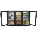 Koolmore BC-3DSW-BK 53" Three Door Black Back Bar Refrigerator addl-4