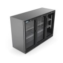 Koolmore BC-3DSW-BK 53" Three Door Black Back Bar Refrigerator addl-1