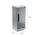 Koolmore RIF-1D-SS12C 25" One Solid Door Reach-In Freezer addl-1