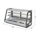 Koolmore CDC-7C-SS 48" Countertop Refrigerated Bakery Display Case in Stainless Steel addl-1