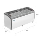 Koolmore MCF-20C 71" Ice Cream Display Chest Freezer 20 Cu. Ft. addl-5