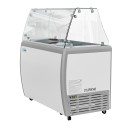 Koolmore KM-GDC-49SD-FG 50" Gelato Dipping Cabinet Display Freezer with Sneeze Guard addl-4