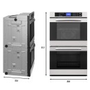 Koolmore KM-WO30D-SS 51"H Stainless Steel Convection Oven Double Unit, Wall Mount 5 cu. ft. addl-3