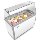 Koolmore KM-ICD-49SD-FG 50" Ice Cream Dipping Display Cabinet with Sneeze Guard addl-2