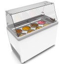 Koolmore KM-ICD-49SD-FG 50" Ice Cream Dipping Display Cabinet with Sneeze Guard addl-3