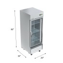 Koolmore RIF-1D-GD 29" One Glass Door Reach-In Freezer addl-1