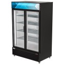 Koolmore MDR-2GD-35C 47" Two Glass Door Merchandiser Refrigerator in Black addl-1