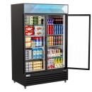 Koolmore MDR-2GD-35C 47" Two Glass Door Merchandiser Refrigerator in Black addl-4