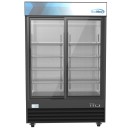 Koolmore MDR-2D-GSLD 53" Two Glass Door Merchandiser Refrigerator in Black addl-3