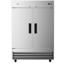 Koolmore RIF-2D-SS 54" Two Solid Door Reach-In Freezer addl-3