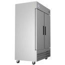Koolmore RIF-2D-SS 54" Two Solid Door Reach-In Freezer addl-2