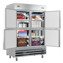 Koolmore RIR-2D-SSHD 54" Two Section Half Door Reach In Refrigerator addl-3