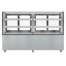 Koolmore BDC-20C 71" Dry Bakery Display Case with Front Curved Glass Protection addl-2