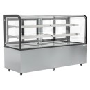 Koolmore BDC-20C 71" Dry Bakery Display Case with Front Curved Glass Protection addl-1